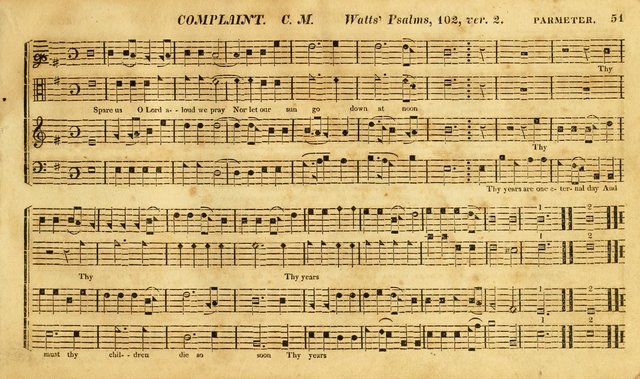 The Beauties of harmony: containing the rudiments of music on a new and improved plan; including, with the rules of singing, an explanation of the rules and principles of composition ; together with a page 58