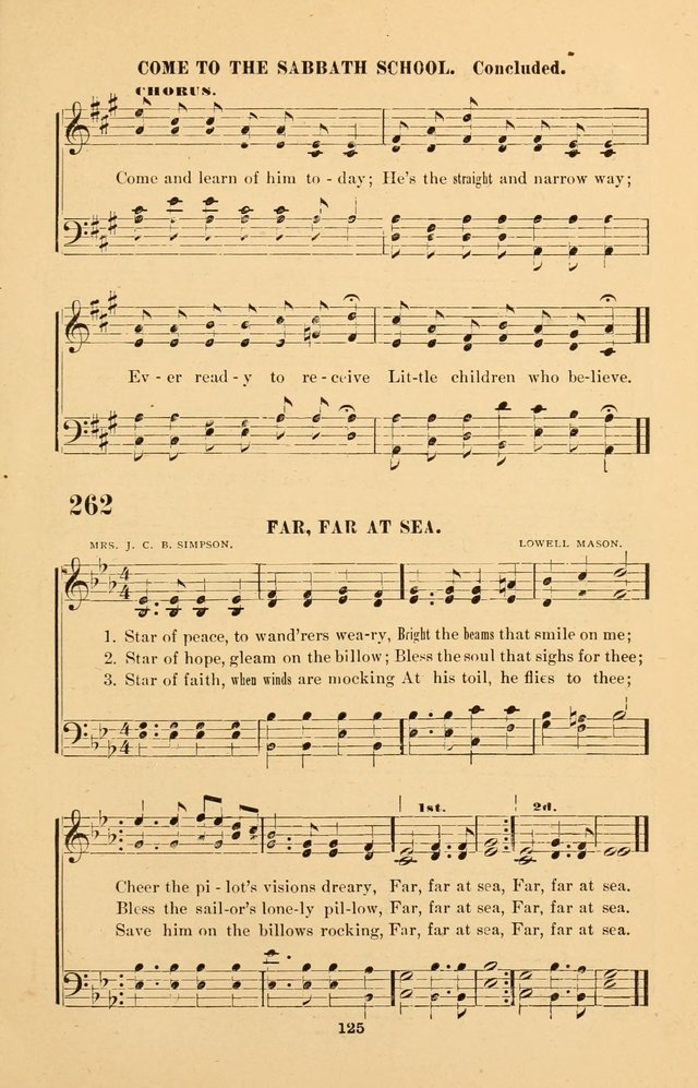 The Brethren Hymnody: with tunes for the sanctuary, Sunday-school, prayer meeting and home circle page 125