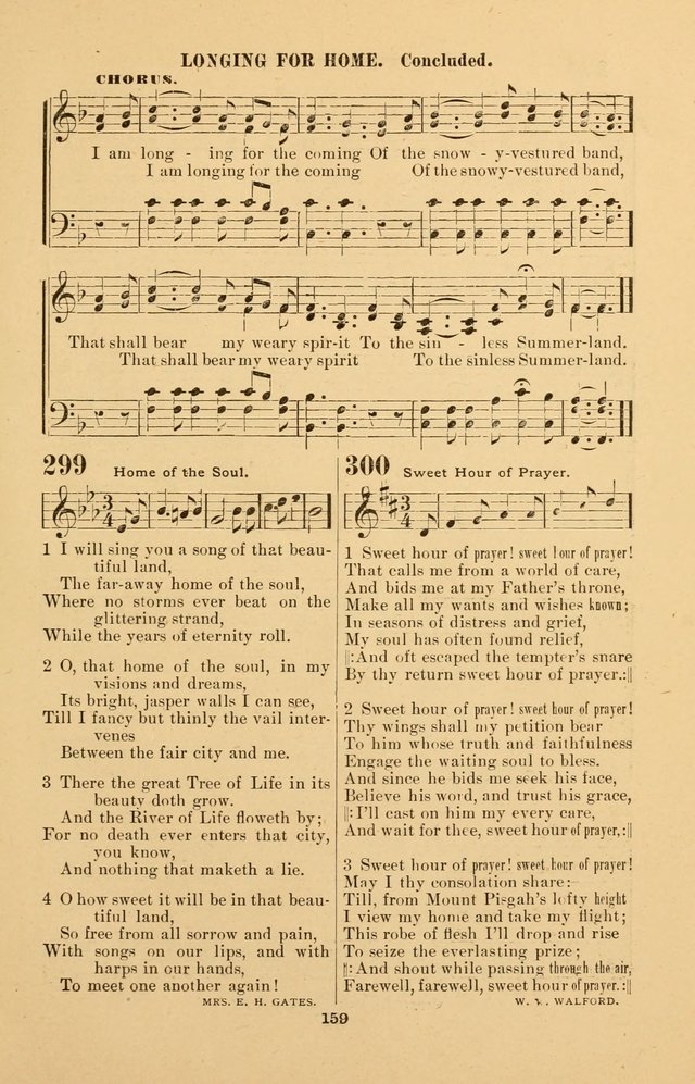 The Brethren Hymnody: with tunes for the sanctuary, Sunday-school, prayer meeting and home circle page 159