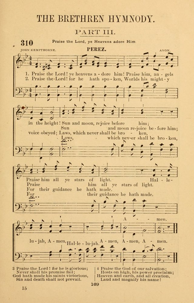 The Brethren Hymnody: with tunes for the sanctuary, Sunday-school, prayer meeting and home circle page 171