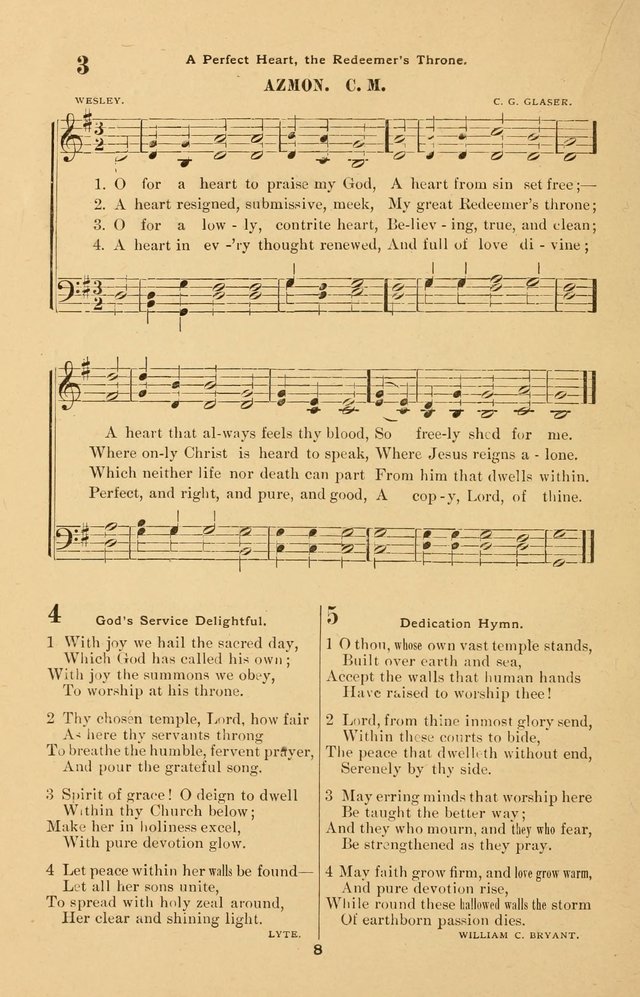 The Brethren Hymnody: with tunes for the sanctuary, Sunday-school, prayer meeting and home circle page 8