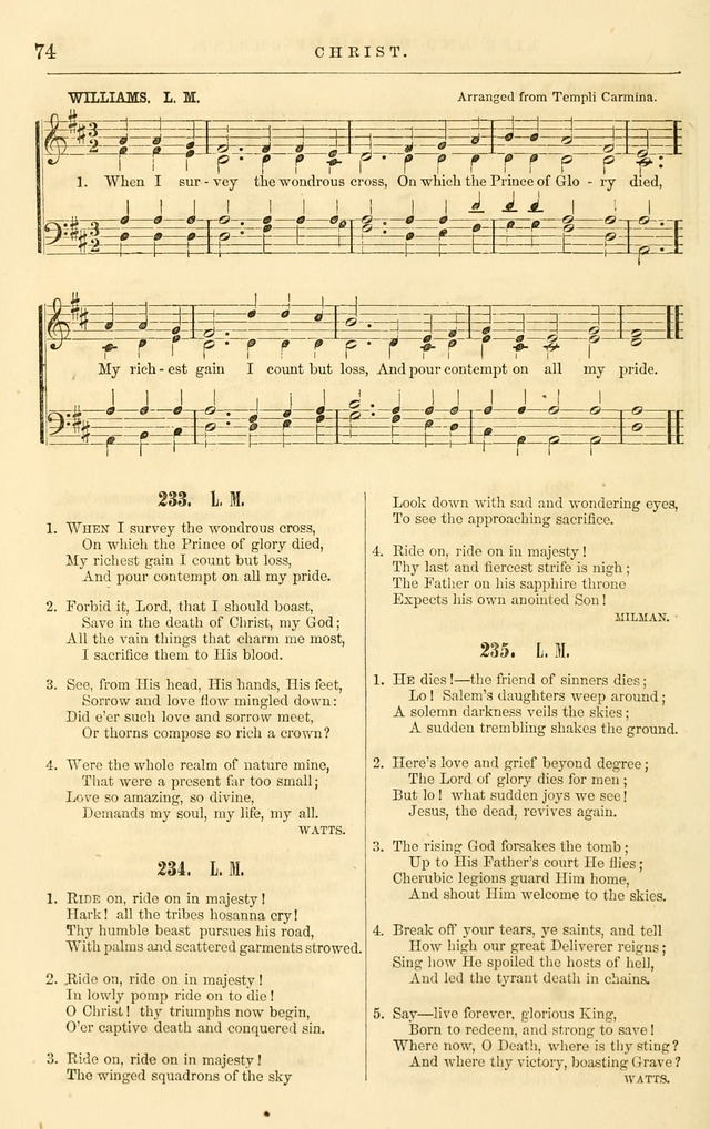 The Baptist hymn and tune book: being "The Plymouth collection" enlarged, and adapted to the use of Baptist churches page 143