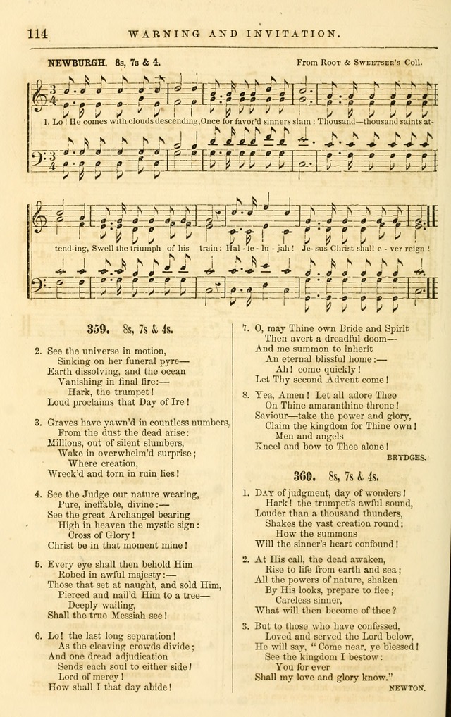 The Baptist hymn and tune book: being "The Plymouth collection" enlarged, and adapted to the use of Baptist churches page 189