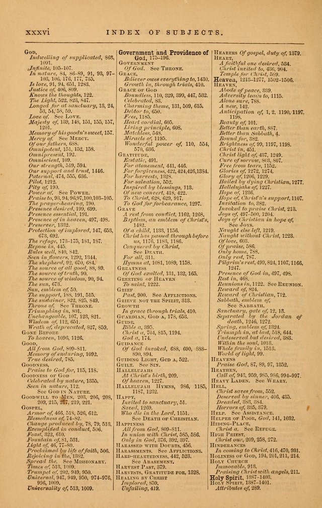 The Baptist Hymn and Tune Book: being "The Plymouth Collection" enlarged and adapted to the use of Baptist churches page 36