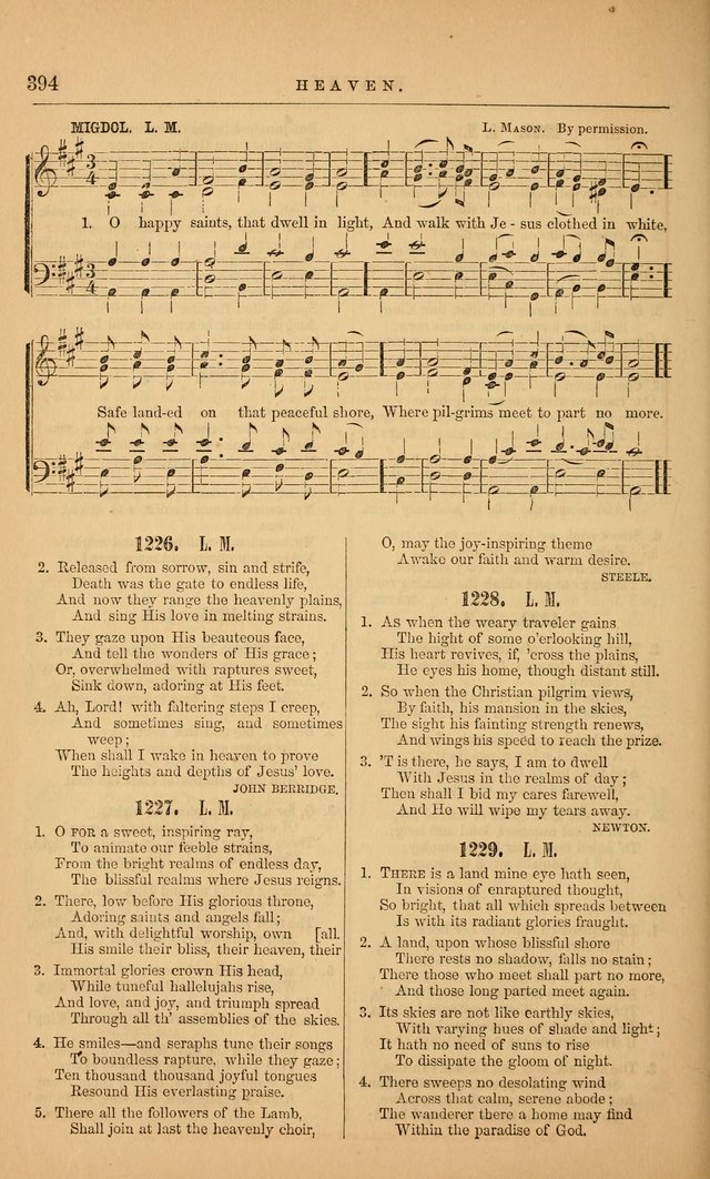 The Baptist Hymn and Tune Book: being "The Plymouth Collection" enlarged and adapted to the use of Baptist churches page 448