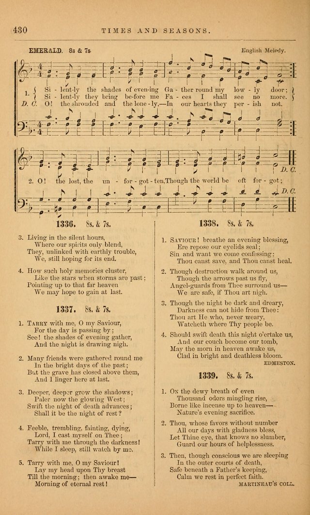 The Baptist Hymn and Tune Book: being "The Plymouth Collection" enlarged and adapted to the use of Baptist churches page 484
