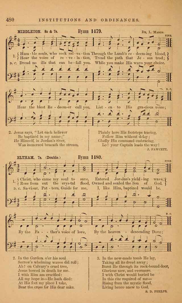 The Baptist Hymn and Tune Book: being "The Plymouth Collection" enlarged and adapted to the use of Baptist churches page 534