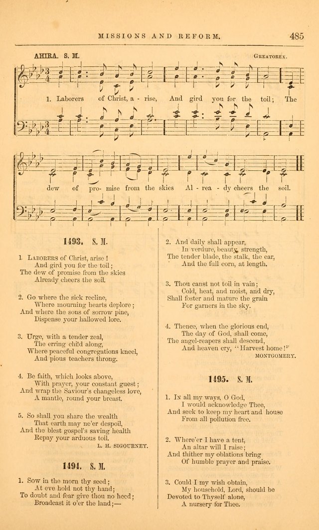 The Baptist Hymn and Tune Book: being "The Plymouth Collection" enlarged and adapted to the use of Baptist churches page 539