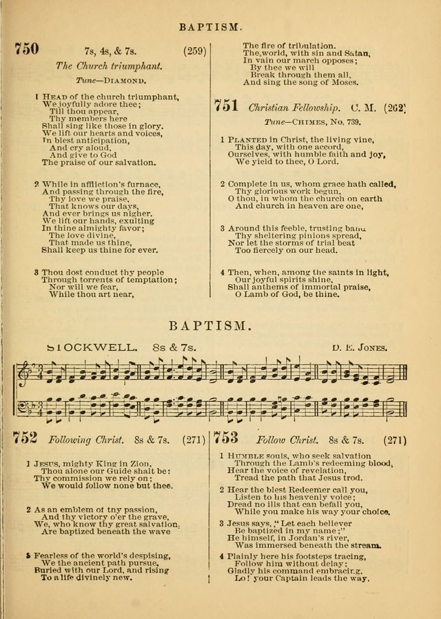 The Baptist Hymn and Tune Book for Public Worship page 277
