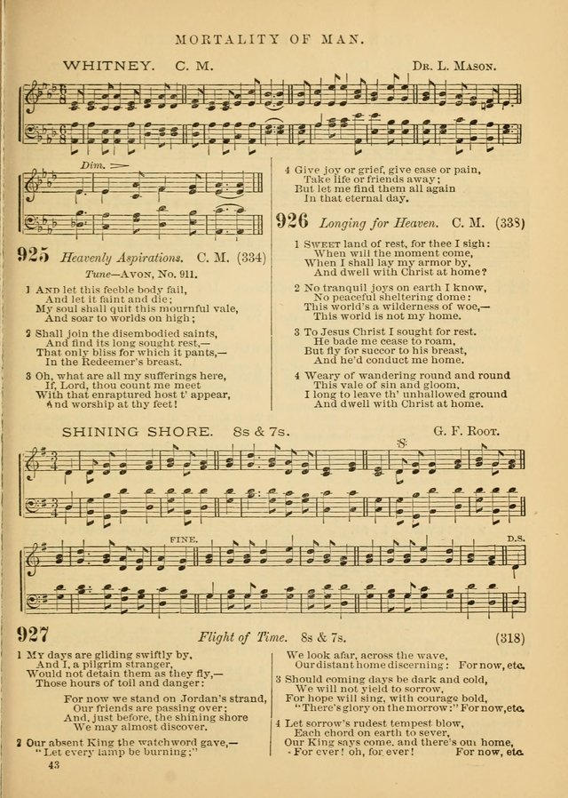 The Baptist Hymn and Tune Book for Public Worship page 337