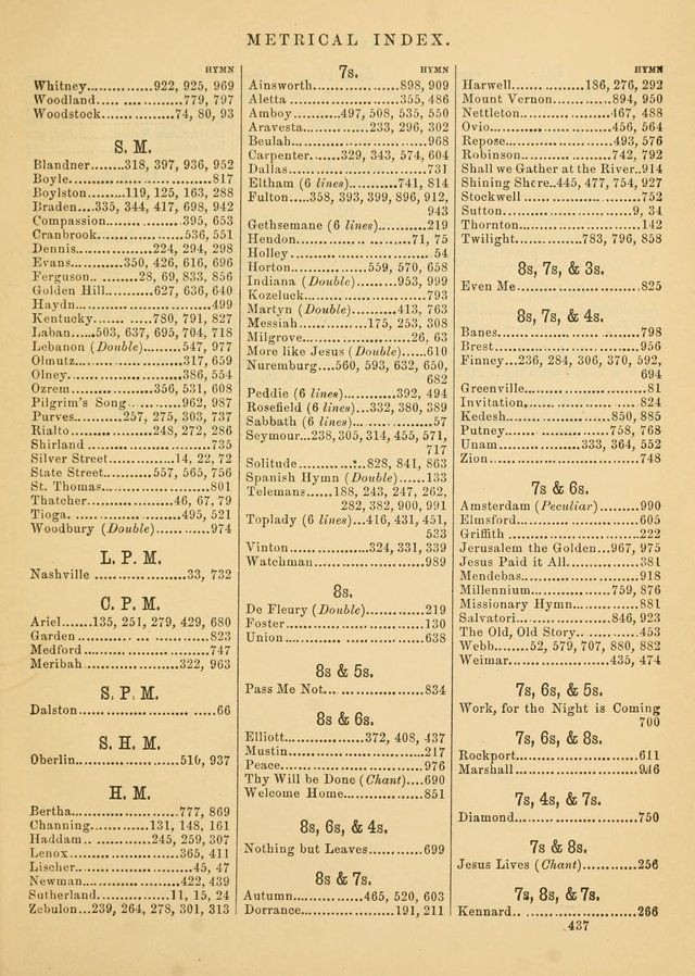 The Baptist Hymn and Tune Book for Public Worship page 437