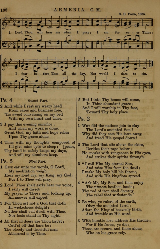 Book of Hymns and Tunes, comprising the psalms and hymns for the worship of God, approved by the general assembly of 1866, arranged with appropriate tunes... by authority of the assembly of 1873 page 134