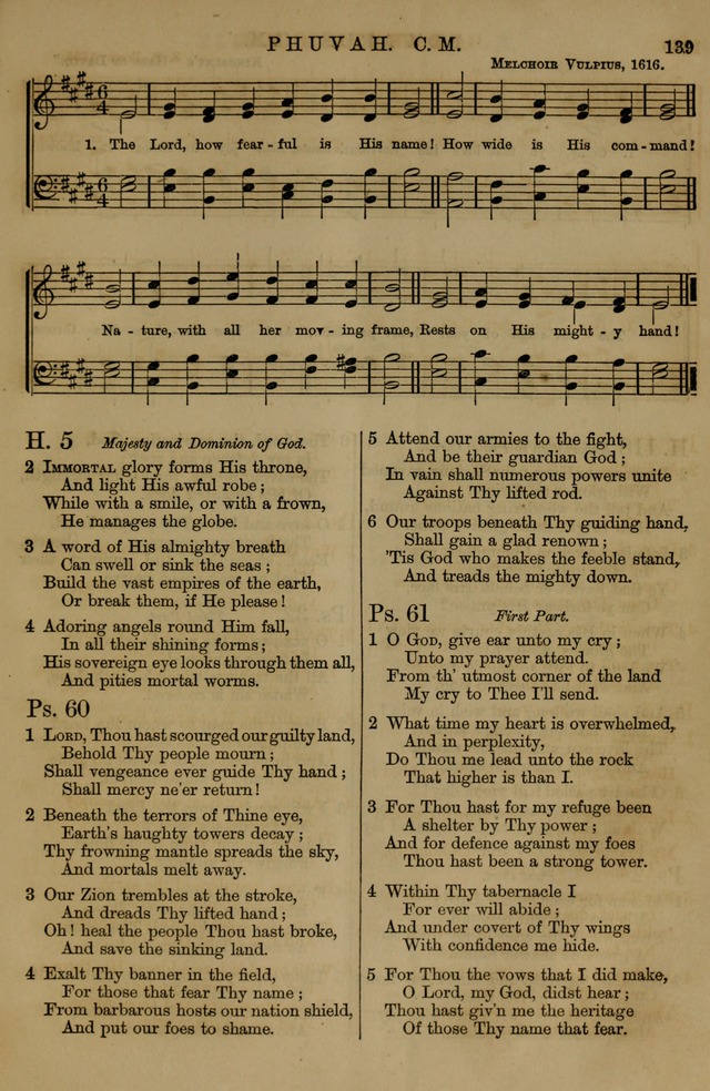 Book of Hymns and Tunes, comprising the psalms and hymns for the worship of God, approved by the general assembly of 1866, arranged with appropriate tunes... by authority of the assembly of 1873 page 135