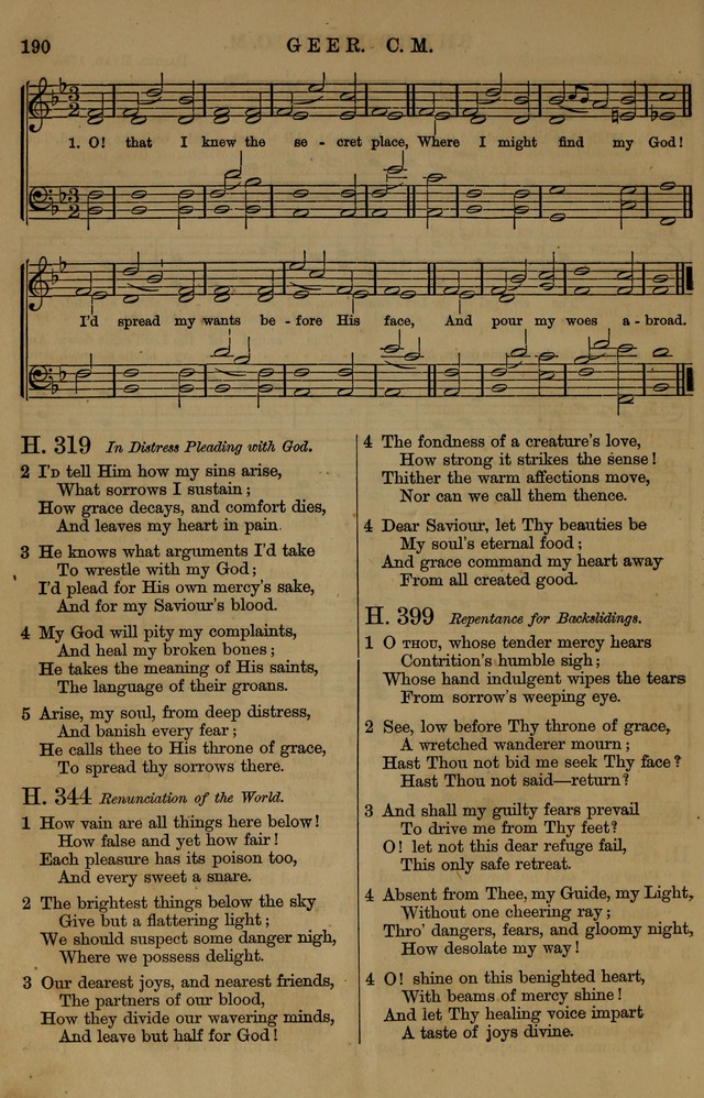 Book of Hymns and Tunes, comprising the psalms and hymns for the worship of God, approved by the general assembly of 1866, arranged with appropriate tunes... by authority of the assembly of 1873 page 188
