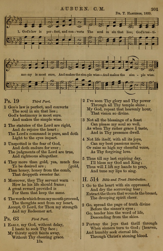 Book of Hymns and Tunes, comprising the psalms and hymns for the worship of God, approved by the general assembly of 1866, arranged with appropriate tunes... by authority of the assembly of 1873 page 199