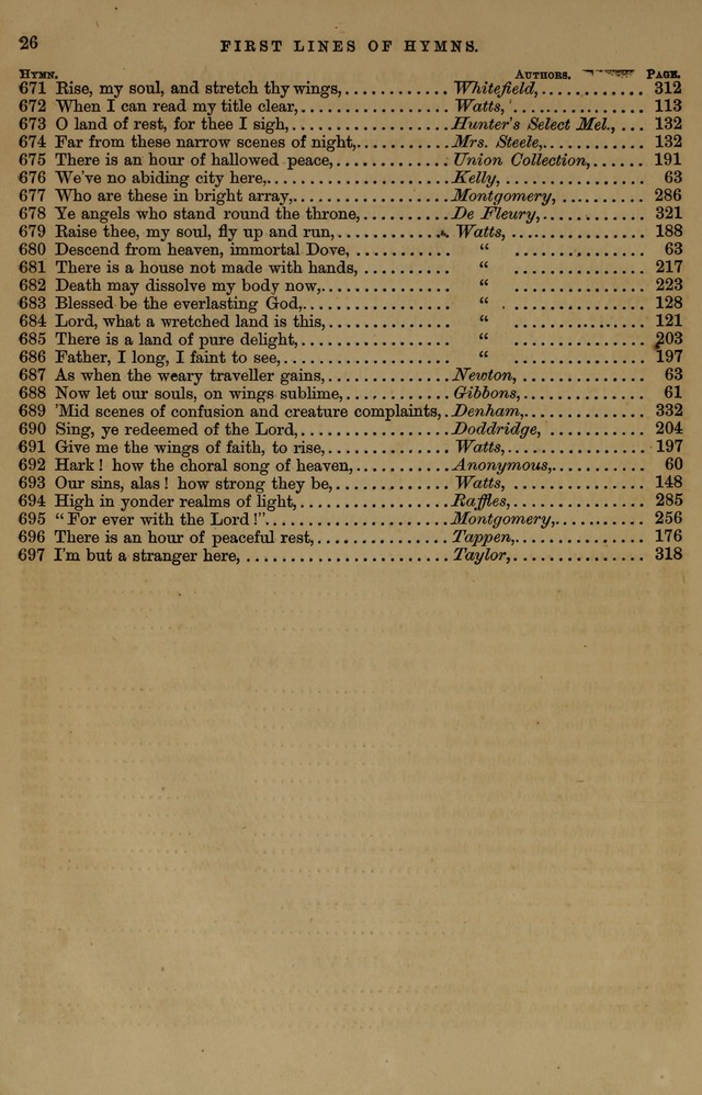 Book of Hymns and Tunes, comprising the psalms and hymns for the worship of God, approved by the general assembly of 1866, arranged with appropriate tunes... by authority of the assembly of 1873 page 24