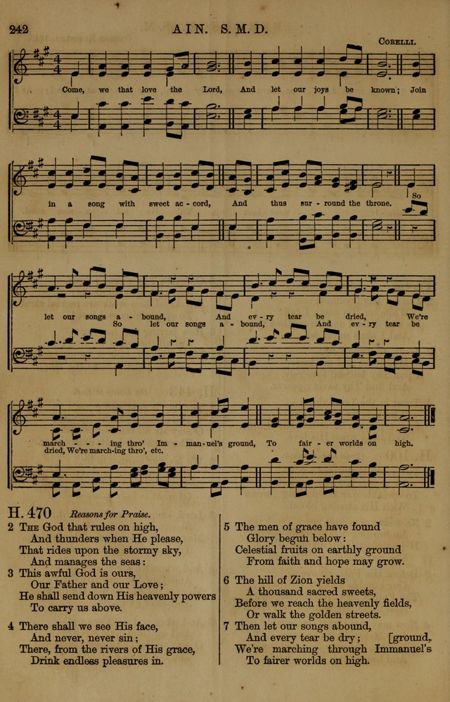 Book of Hymns and Tunes, comprising the psalms and hymns for the worship of God, approved by the general assembly of 1866, arranged with appropriate tunes... by authority of the assembly of 1873 page 240
