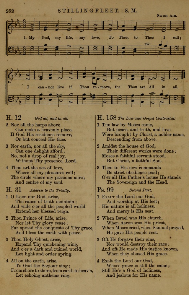 Book of Hymns and Tunes, comprising the psalms and hymns for the worship of God, approved by the general assembly of 1866, arranged with appropriate tunes... by authority of the assembly of 1873 page 250