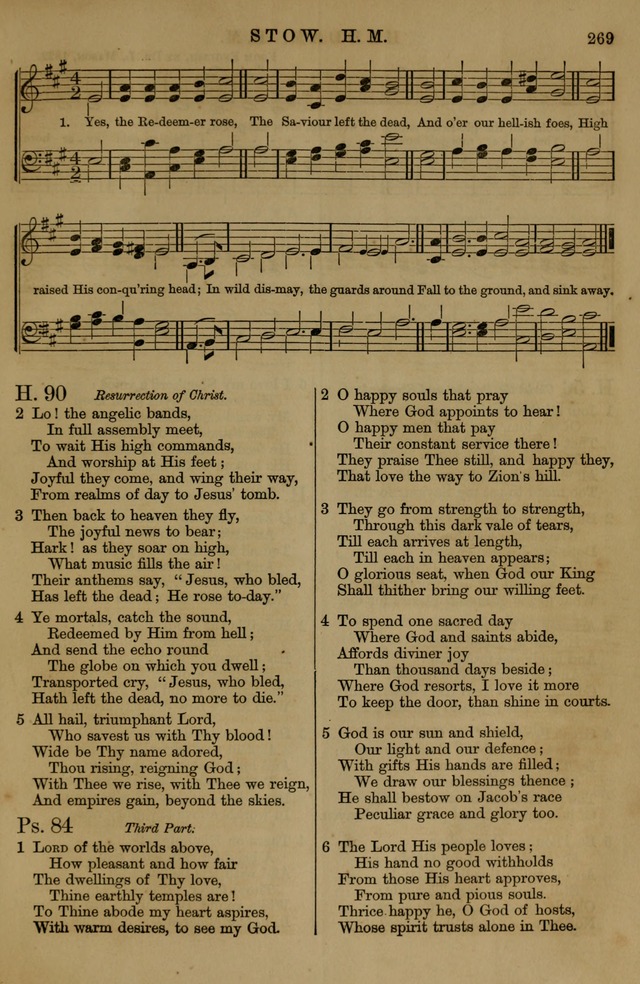 Book of Hymns and Tunes, comprising the psalms and hymns for the worship of God, approved by the general assembly of 1866, arranged with appropriate tunes... by authority of the assembly of 1873 page 267