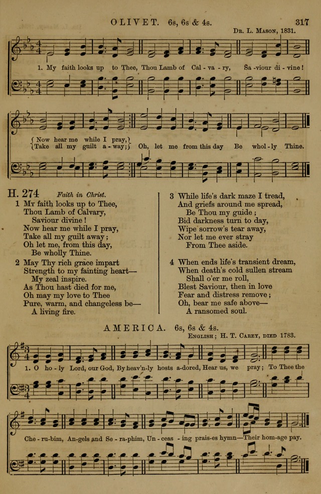 Book of Hymns and Tunes, comprising the psalms and hymns for the worship of God, approved by the general assembly of 1866, arranged with appropriate tunes... by authority of the assembly of 1873 page 315