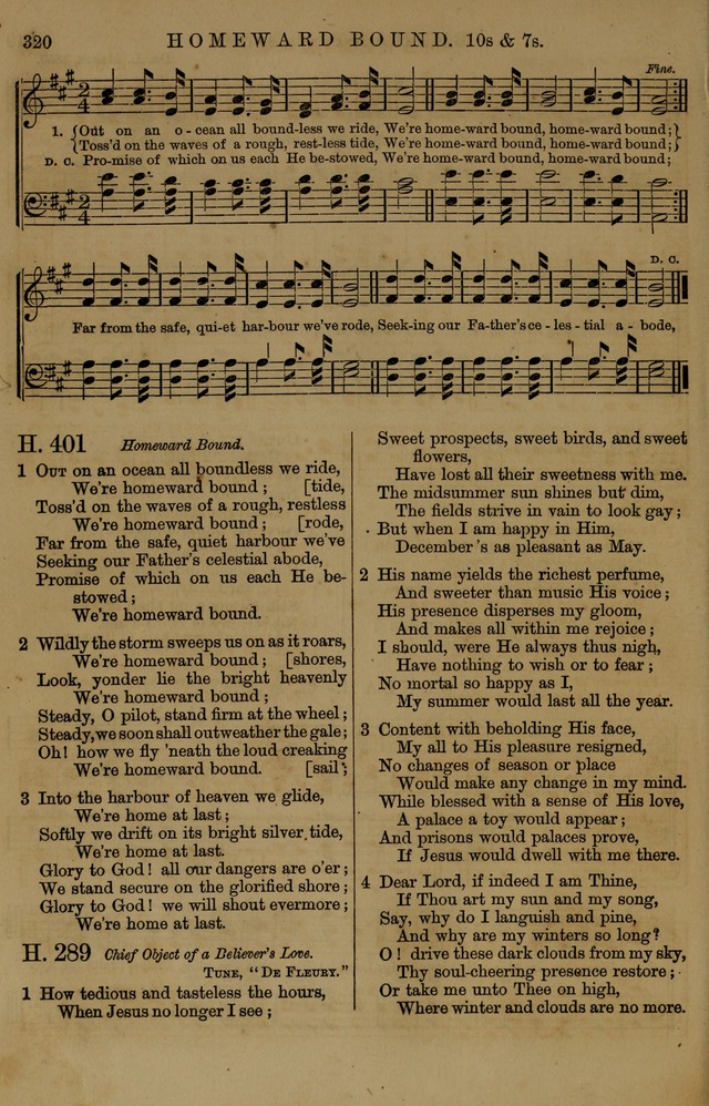 Book of Hymns and Tunes, comprising the psalms and hymns for the worship of God, approved by the general assembly of 1866, arranged with appropriate tunes... by authority of the assembly of 1873 page 318