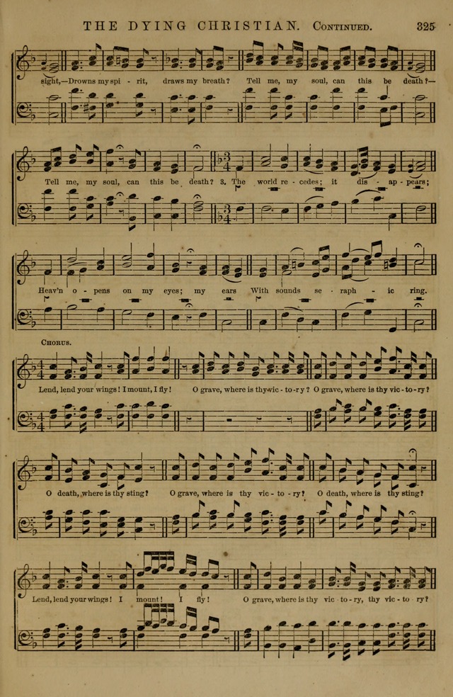 Book of Hymns and Tunes, comprising the psalms and hymns for the worship of God, approved by the general assembly of 1866, arranged with appropriate tunes... by authority of the assembly of 1873 page 323