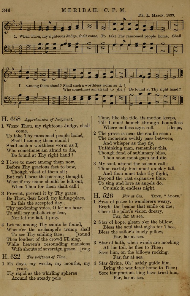 Book of Hymns and Tunes, comprising the psalms and hymns for the worship of God, approved by the general assembly of 1866, arranged with appropriate tunes... by authority of the assembly of 1873 page 344