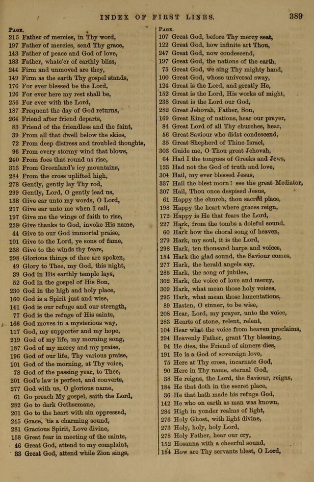 Book of Hymns and Tunes, comprising the psalms and hymns for the worship of God, approved by the general assembly of 1866, arranged with appropriate tunes... by authority of the assembly of 1873 page 387