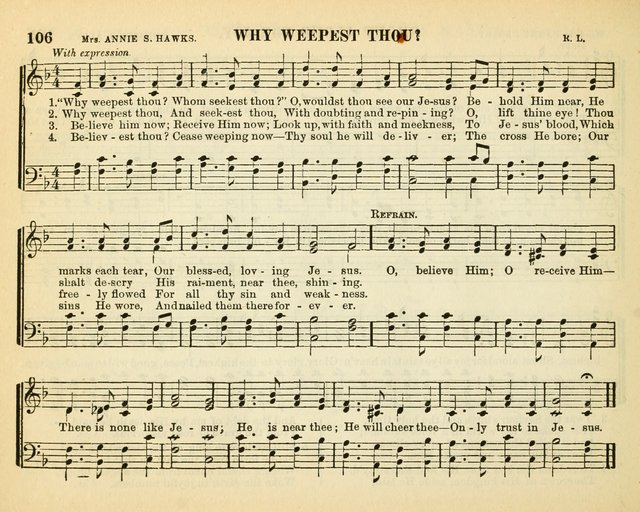 Bright Jewels for the Sunday School: a new collection of Sunday School songs written expressly for this work, many of which are the latest compositions of William B. Bradbury... page 111