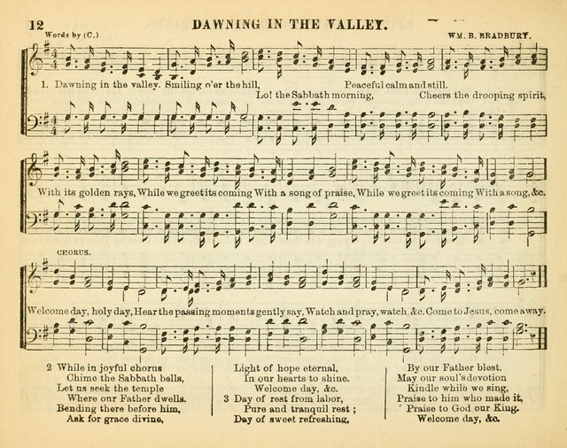 Bright Jewels for the Sunday School: a new collection of Sunday School songs written expressly for this work, many of which are the latest compositions of William B. Bradbury... page 17