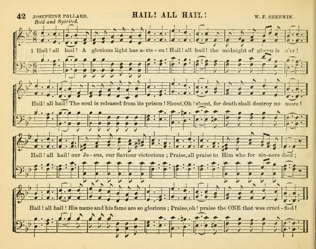 Bright Jewels for the Sunday School: a new collection of Sunday School songs written expressly for this work, many of which are the latest compositions of William B. Bradbury... page 47
