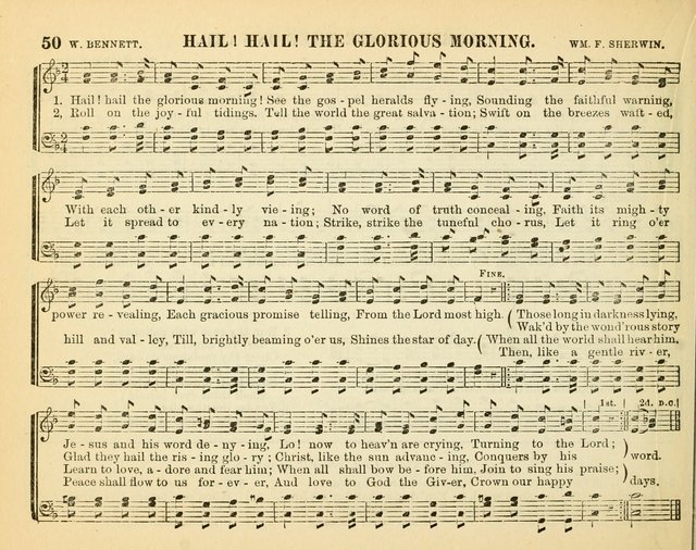 Bright Jewels for the Sunday School: a new collection of Sunday School songs written expressly for this work, many of which are the latest compositions of William B. Bradbury... page 55