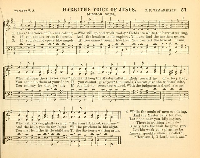 Bright Jewels for the Sunday School: a new collection of Sunday School songs written expressly for this work, many of which are the latest compositions of William B. Bradbury... page 56