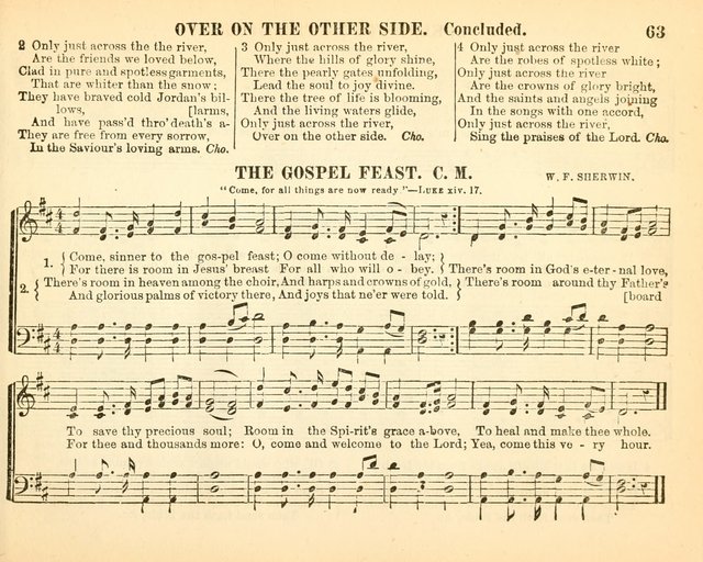 Bright Jewels for the Sunday School: a new collection of Sunday School songs written expressly for this work, many of which are the latest compositions of William B. Bradbury... page 68