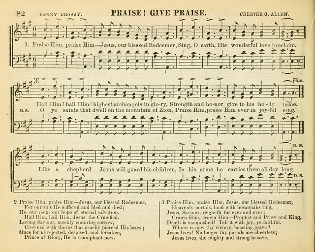 Bright Jewels for the Sunday School: a new collection of Sunday School songs written expressly for this work, many of which are the latest compositions of William B. Bradbury... page 87