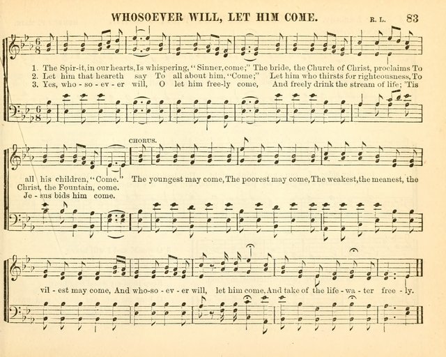 Bright Jewels for the Sunday School: a new collection of Sunday School songs written expressly for this work, many of which are the latest compositions of William B. Bradbury... page 88