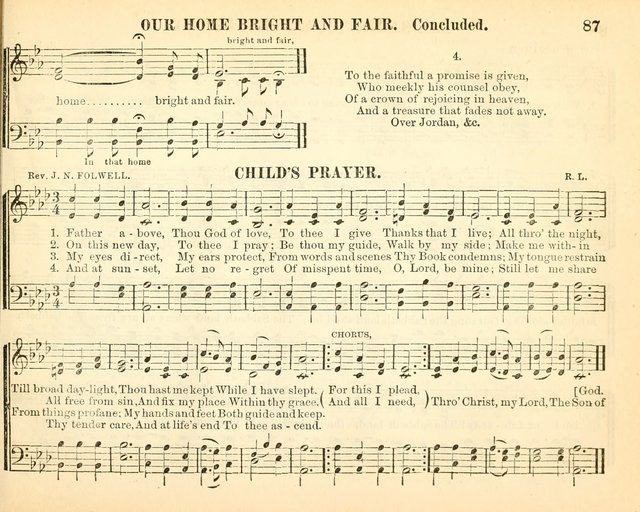 Bright Jewels for the Sunday School: a new collection of Sunday School songs written expressly for this work, many of which are the latest compositions of William B. Bradbury... page 92