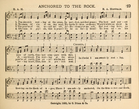 The Beacon Light: a collection of Hymns and Tunes for Sunday School page 19