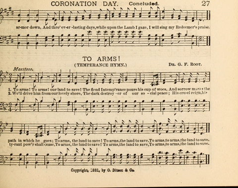 The Beacon Light: a collection of Hymns and Tunes for Sunday School page 27