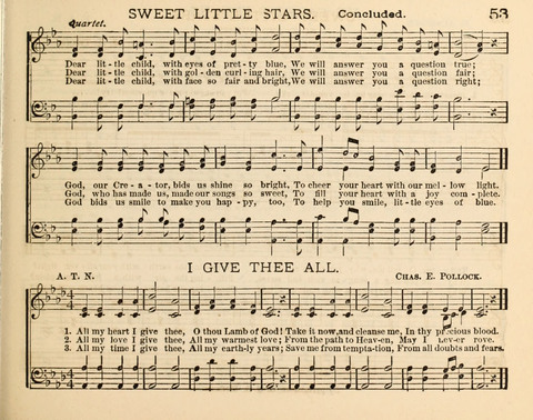 The Beacon Light: a collection of Hymns and Tunes for Sunday School page 53