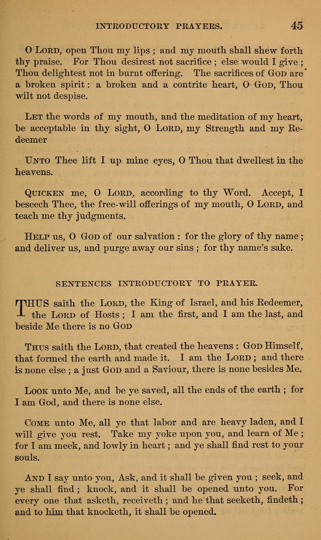 The Book of Worship: prepared for the use of the New Church, by order of the general convention (New York ed.) page 45