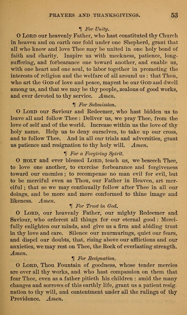 The Book of Worship: prepared for the use of the New Church, by order of the general convention (New York ed.) page 53