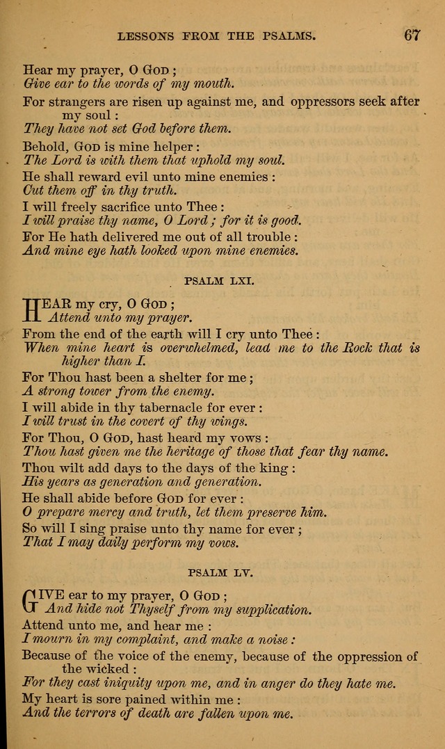 The Book of Worship: prepared for the use of the New Church, by order of the general convention (New York ed.) page 67