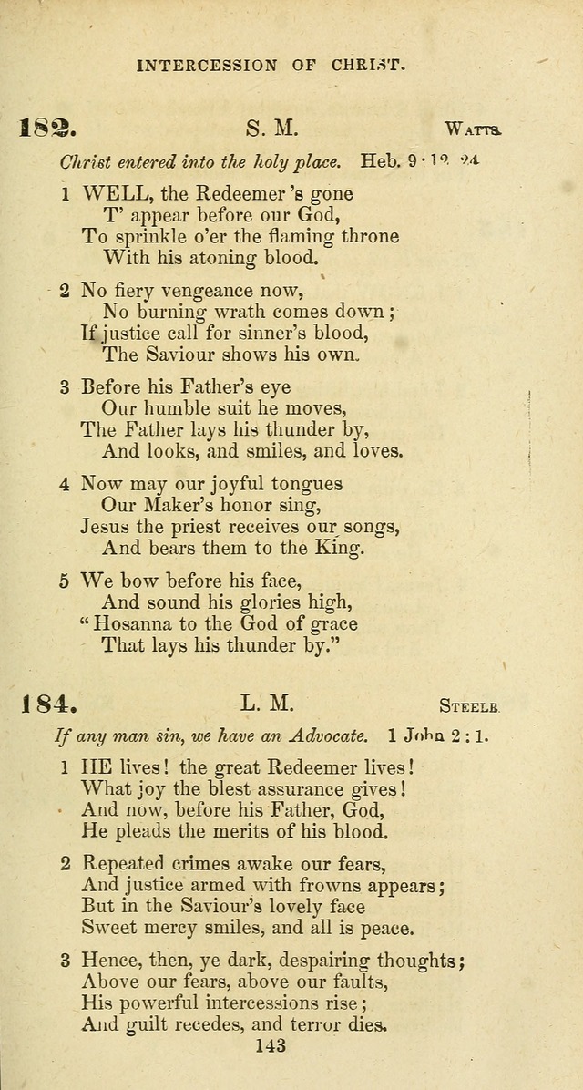 The Baptist Psalmody: a selection of hymns for the worship of God page 143
