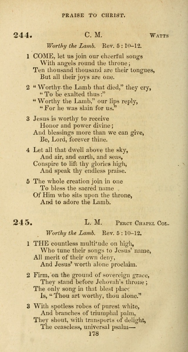 The Baptist Psalmody: a selection of hymns for the worship of God page 178