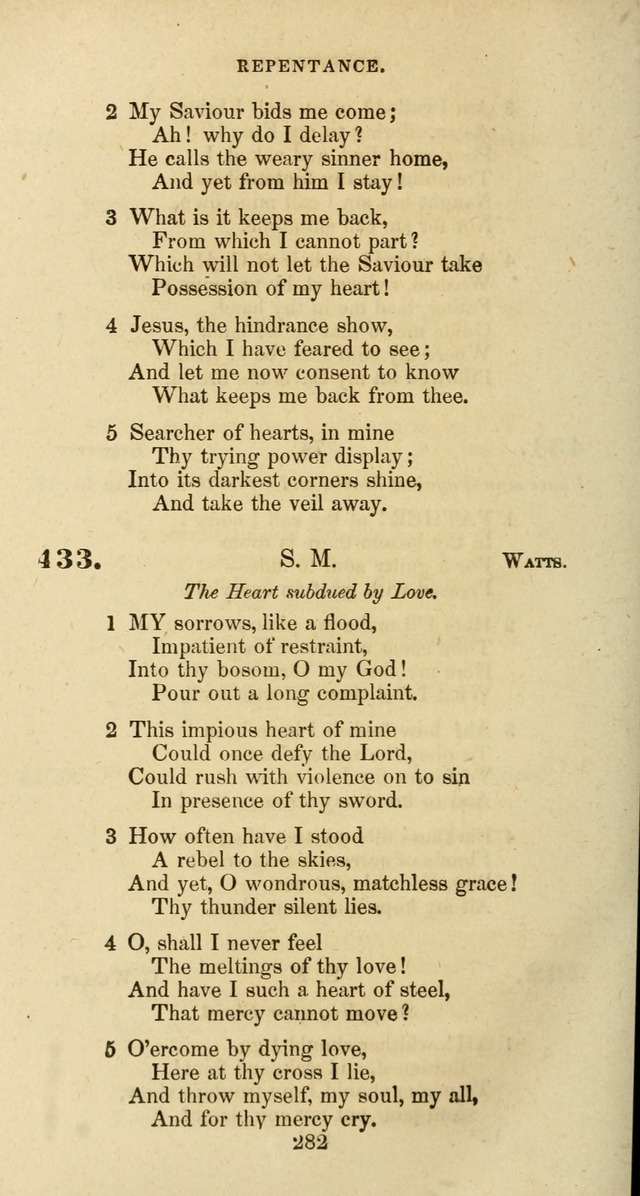 The Baptist Psalmody: a selection of hymns for the worship of God page 282