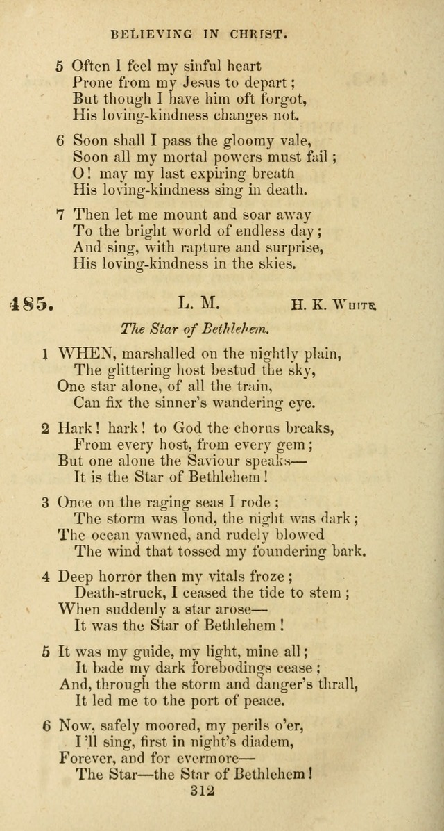 The Baptist Psalmody: a selection of hymns for the worship of God page 312