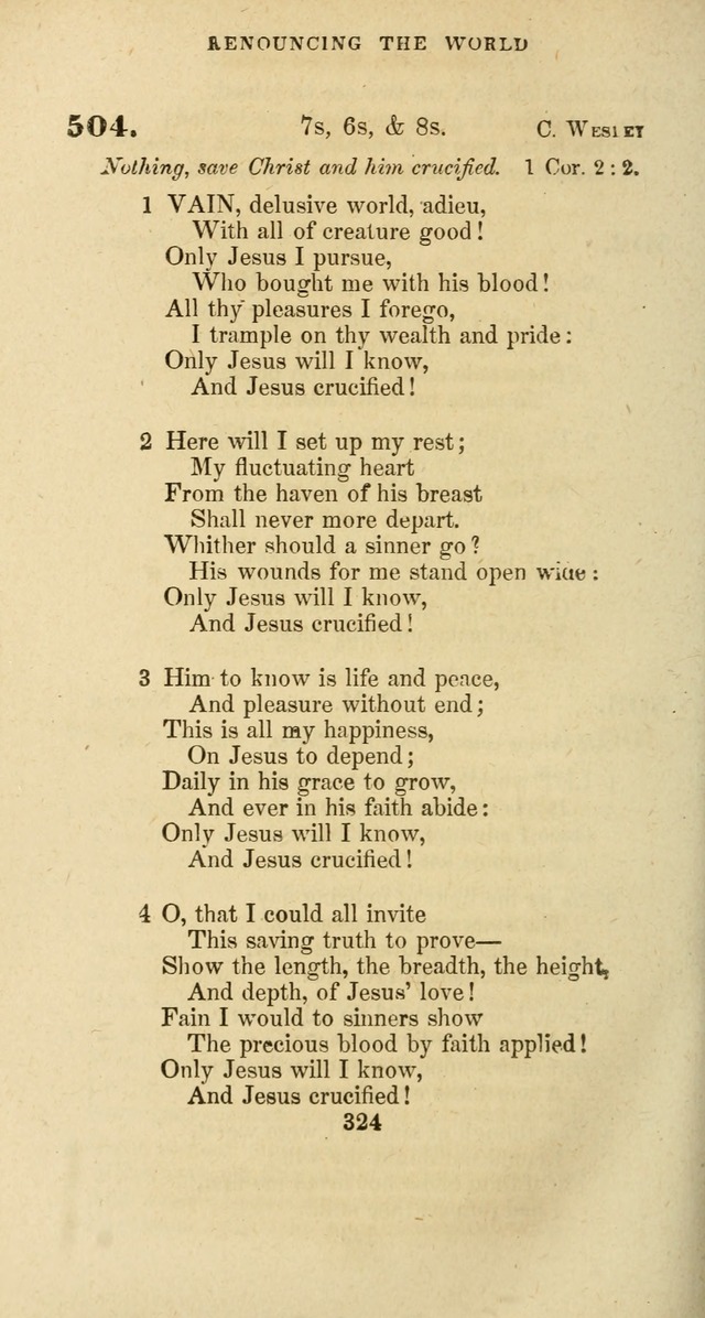 The Baptist Psalmody: a selection of hymns for the worship of God page 324