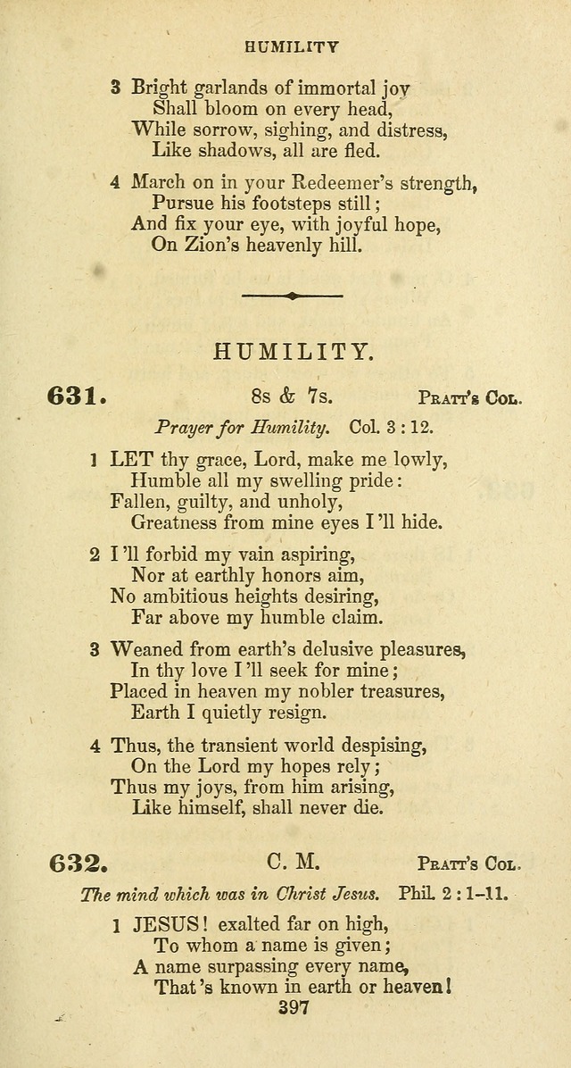 The Baptist Psalmody: a selection of hymns for the worship of God page 397
