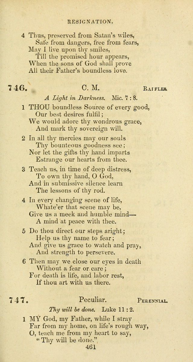 The Baptist Psalmody: a selection of hymns for the worship of God page 461